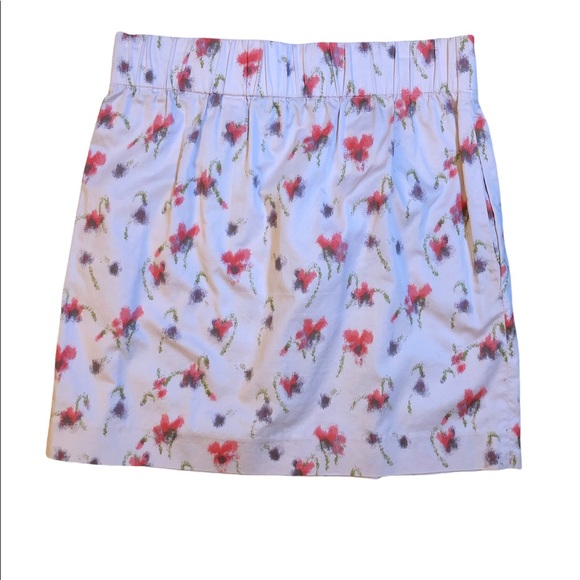 J. Crew Light Pink Floral Mini Skirt - Picture 2 of 3